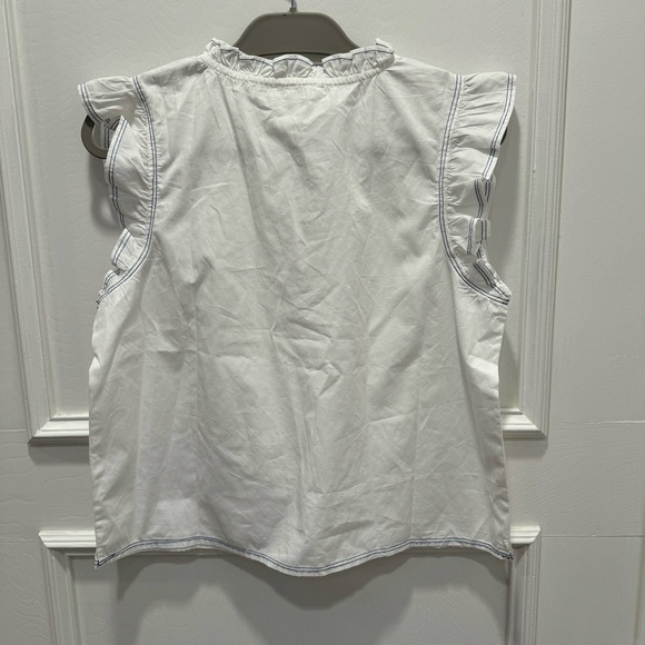 ROLLER RABBIT STEFFIE TOP WHITE/NAVY MED RT NWT - Picture 5 of 8